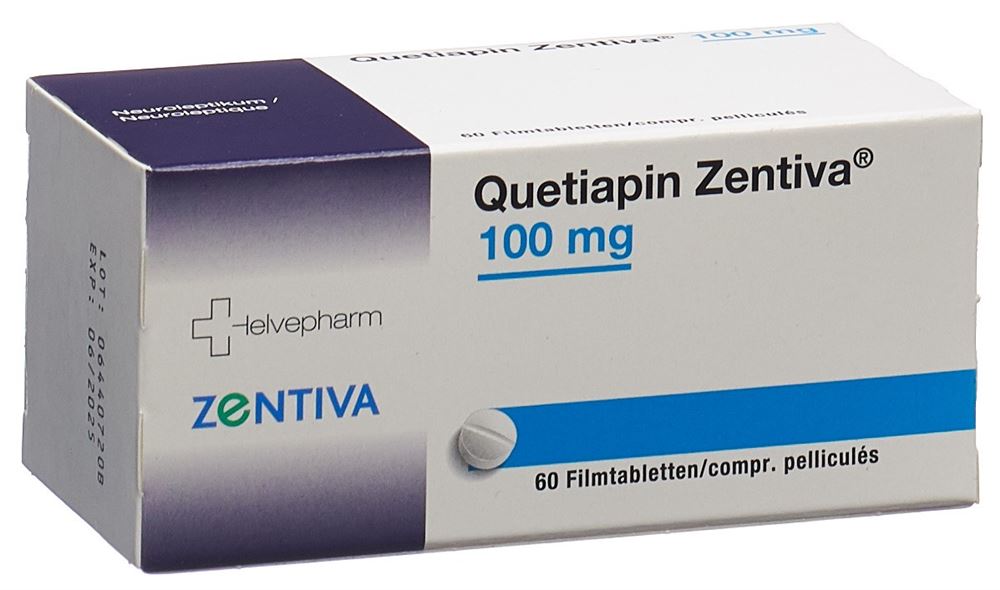 QUETIAPINE Zentiva 100 mg, image principale