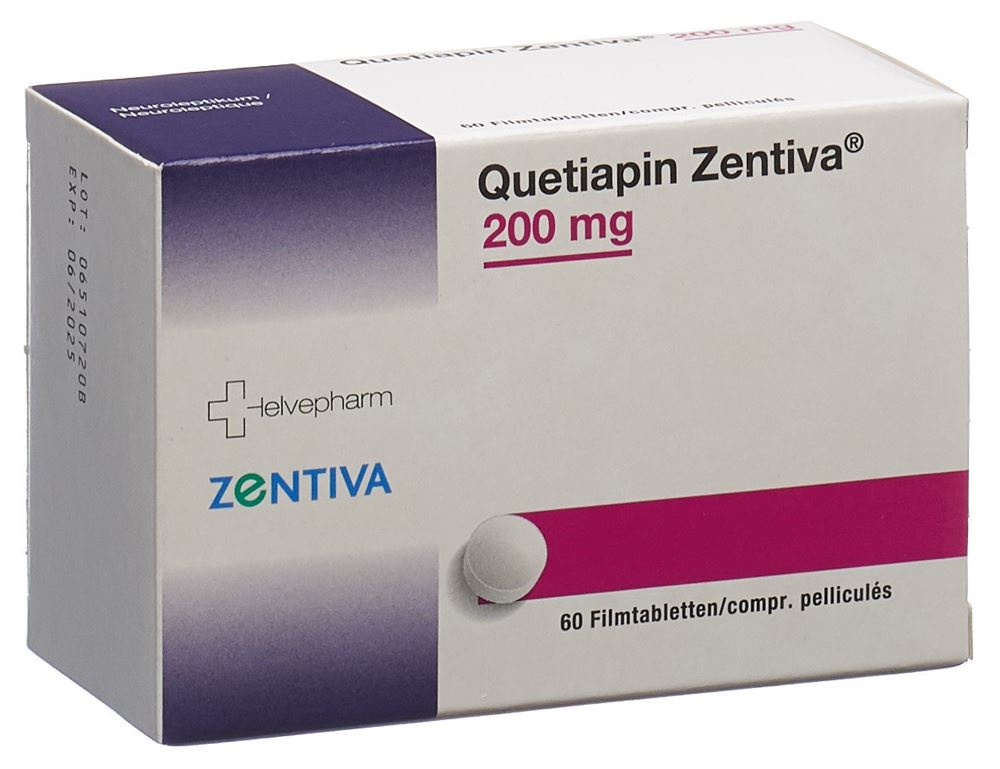 QUETIAPINE Zentiva 200 mg, image principale