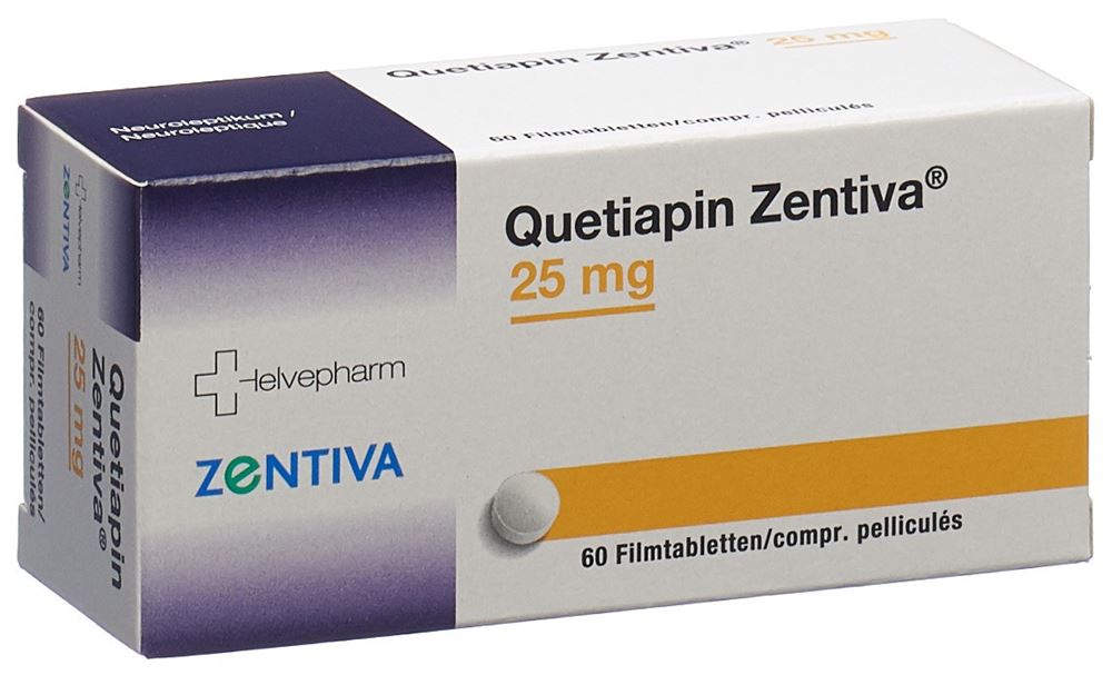 QUETIAPINE Zentiva 25 mg, Hauptbild