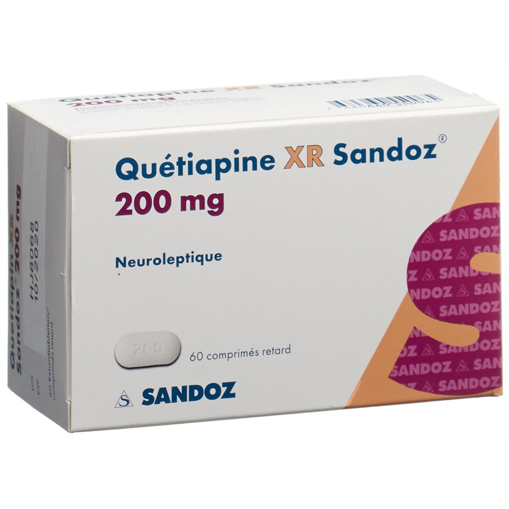 QUETIAPINE XR Sandoz 200 mg, image 2 sur 2