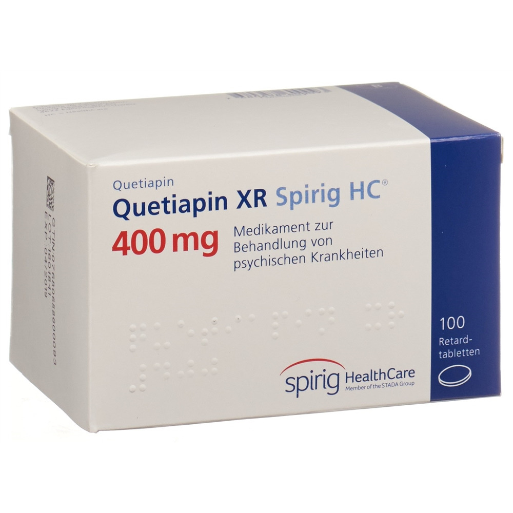 QUETIAPINE XR Spirig HC 400 mg, image principale