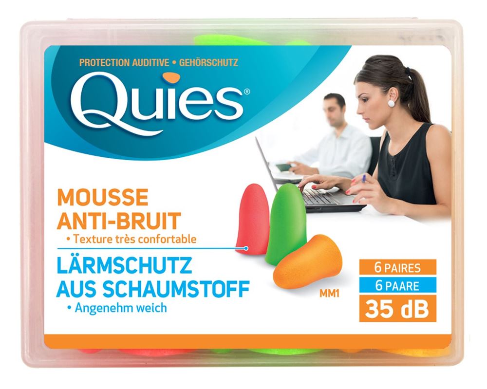 QUIES Lärmschutz aus Schaumstoff