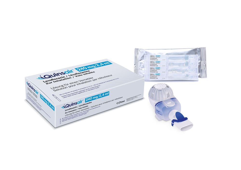 QUINSAIR Inhal Lös 240 mg/2.4ml Amp 2.4 ml, Hauptbild