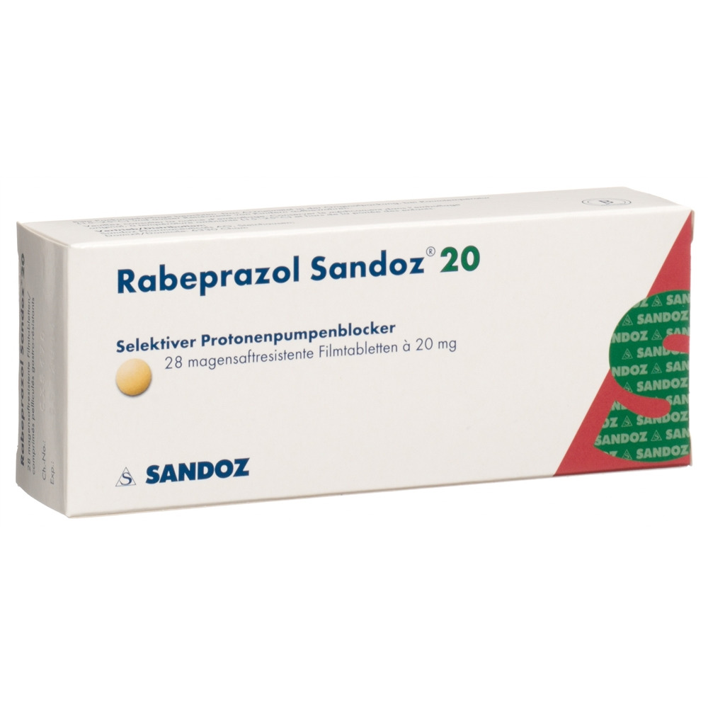 RABEPRAZOLE Sandoz 20 mg, image principale