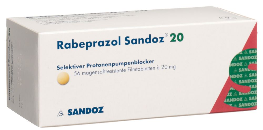 RABEPRAZOLE Sandoz 20 mg, image principale