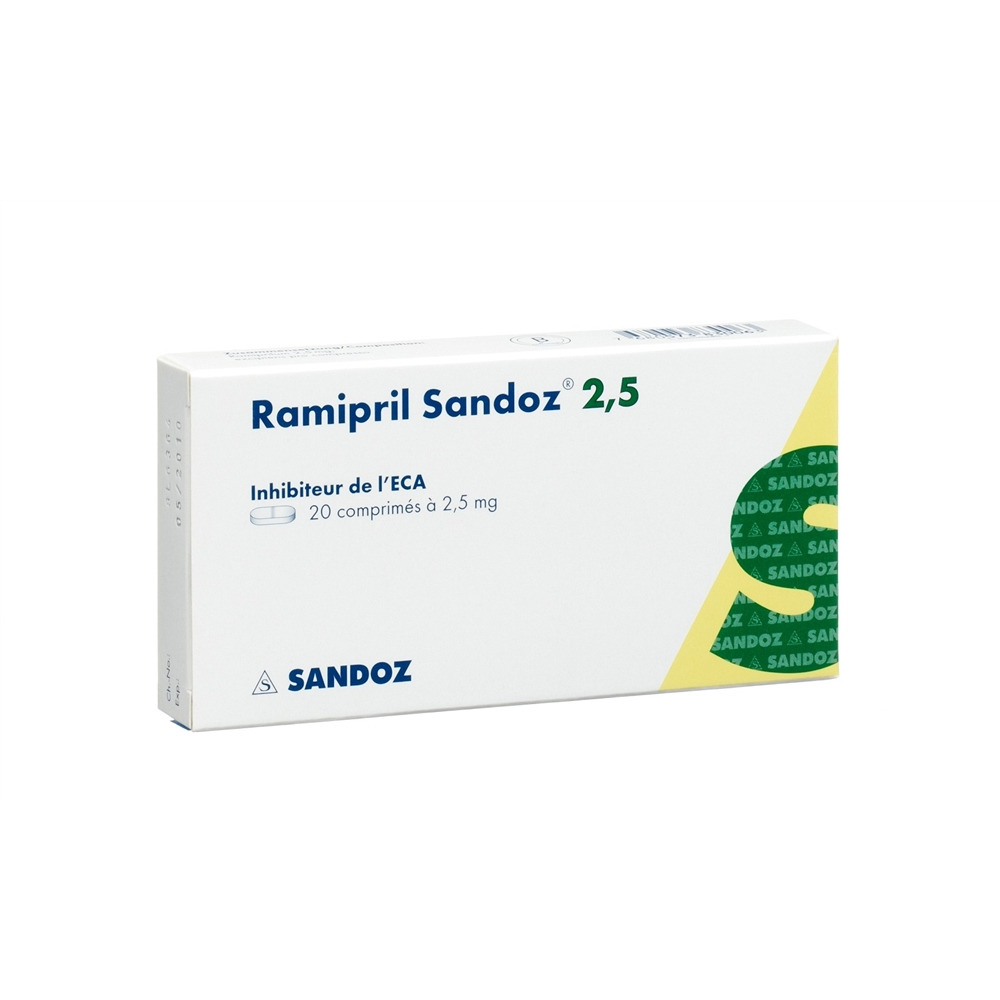 RAMIPRIL Sandoz 2.5 mg, image 2 sur 2