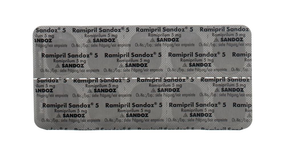 RAMIPRIL Sandoz 5 mg, image 2 sur 2