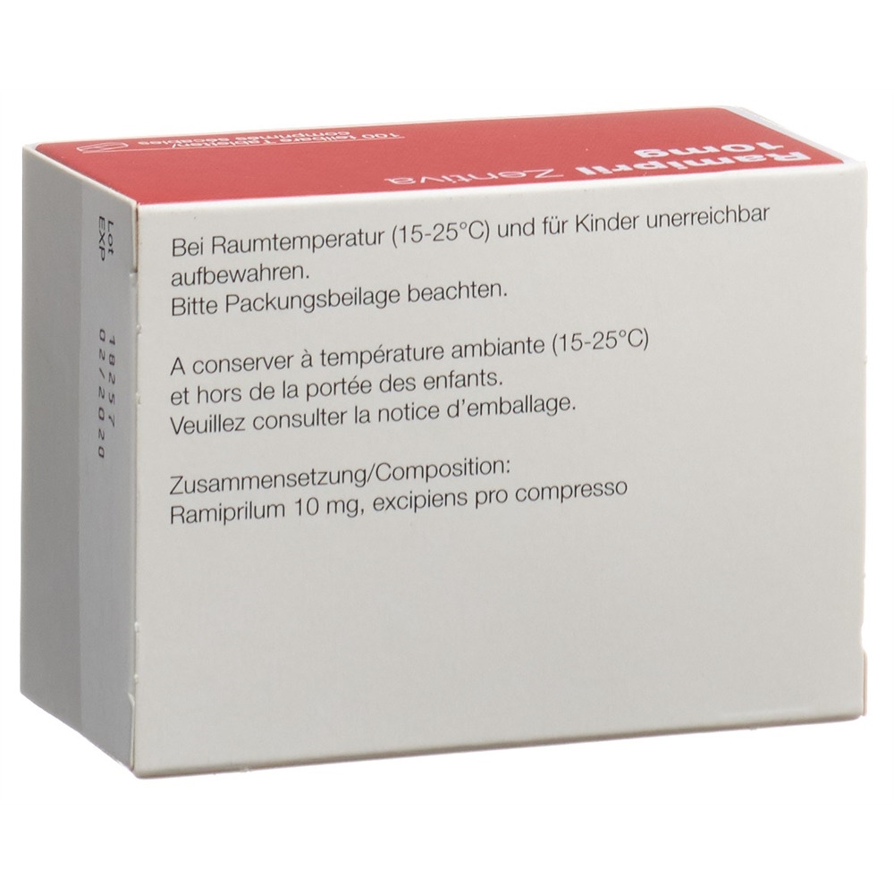 RAMIPRIL Zentiva 10 mg, image 2 sur 2