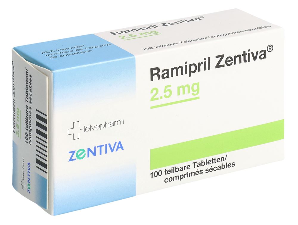 Ramipril Zentiva Zentiva 2.5 mg, image principale