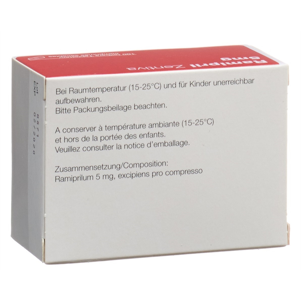 RAMIPRIL Zentiva 5 mg, image 2 sur 2