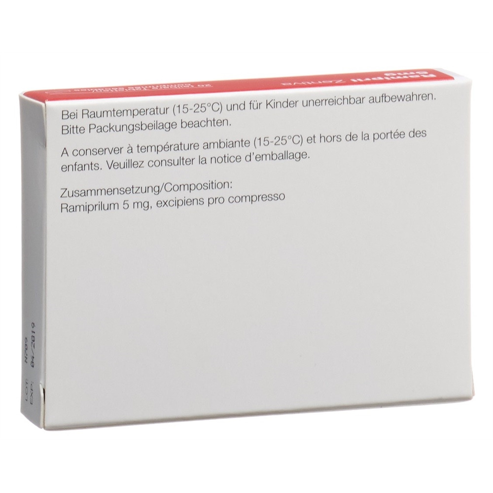 RAMIPRIL Zentiva 5 mg, image 2 sur 2
