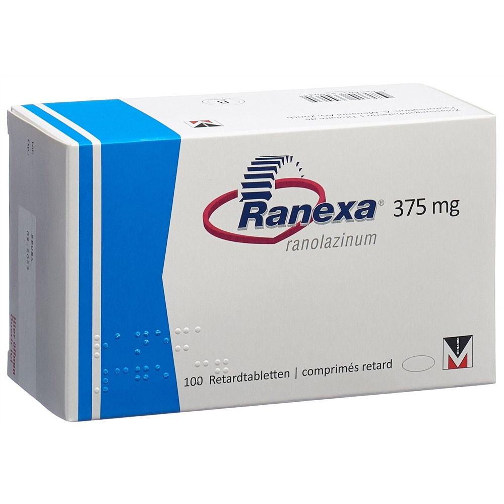 RANEXA cpr ret 375 mg blist 100 pce, image principale