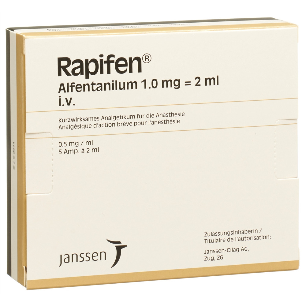 RAPIFEN Inj Lös 1 mg/2ml Amp 2 ml, Hauptbild