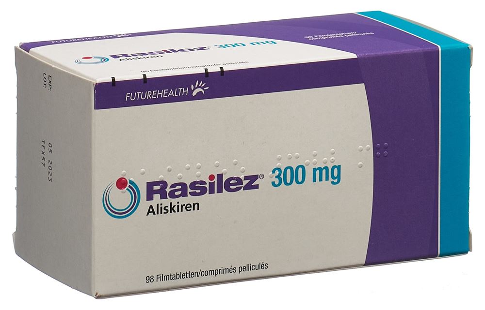 Rasilez cpr pell 300 mg blist 98 pce, image principale Rasilez cpr pell 300 mg blist 98 pce, image principale