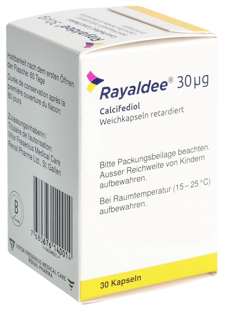 RAYALDEE caps moll 30 mcg bte 30 pce | Commander en ligne