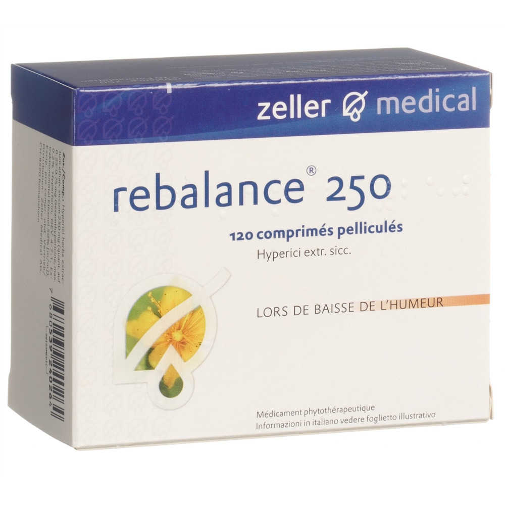 REBALANCE cpr pell 250 mg blist 120 pce, image 2 sur 3