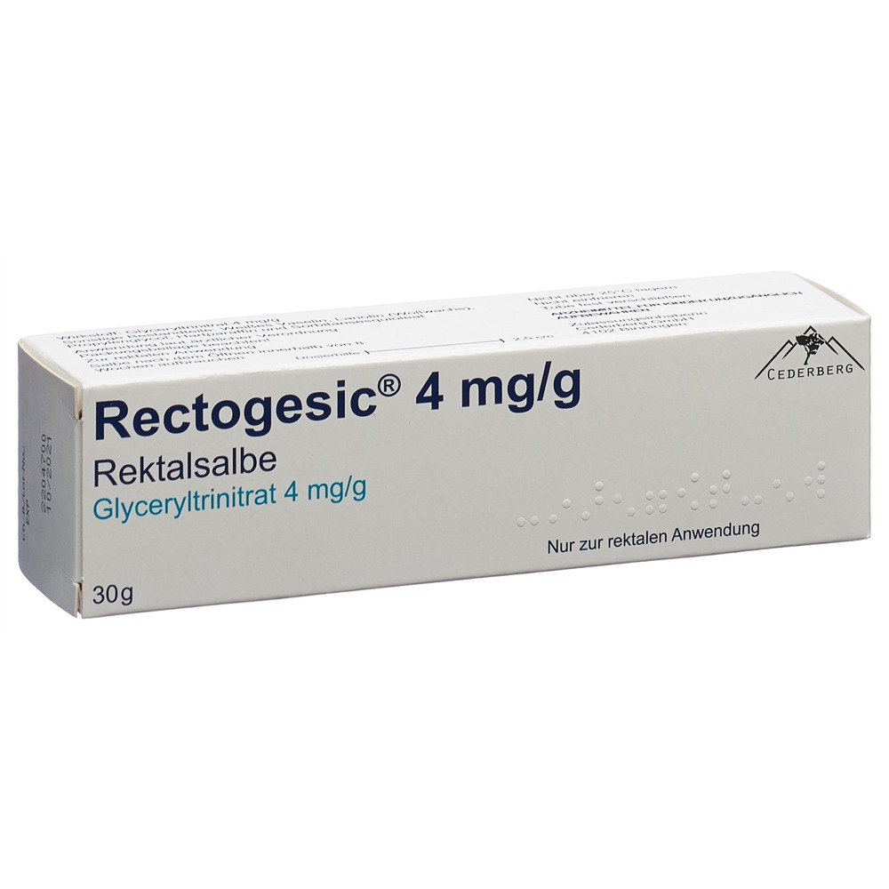 RECTOGESIC ong 4 mg/g tb 30 g