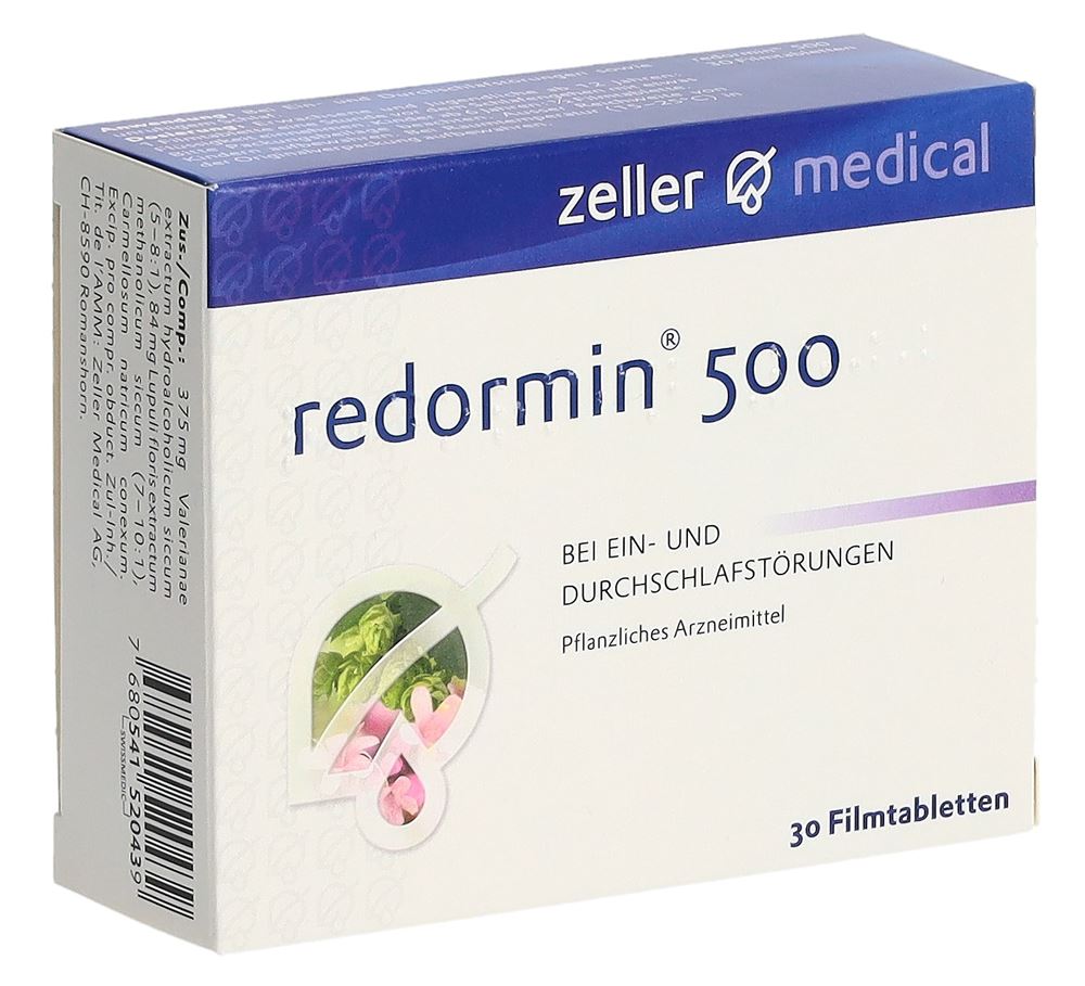 REDORMIN cpr pell 500 mg blist 30 pce, image principale