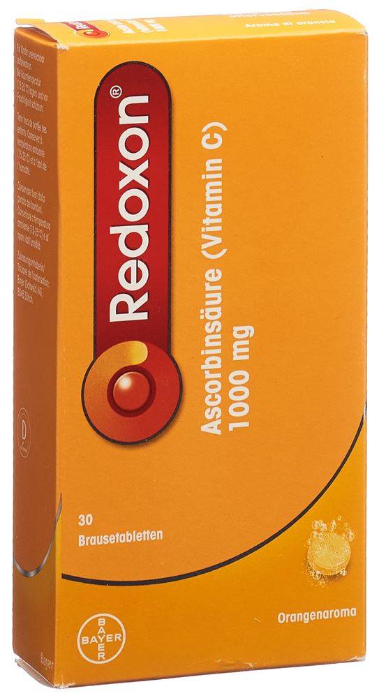 REDOXON cpr eff 1 g orange bte 30 pce