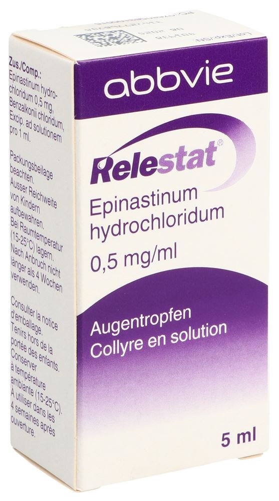 RELESTAT Gtt Opht 0.05 % Fl 5 ml, Hauptbild