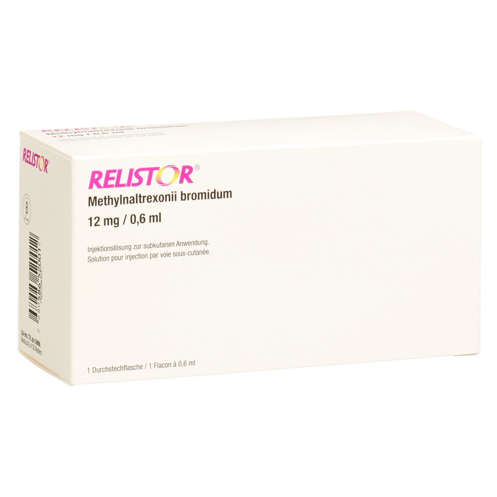 RELISTOR sol inj 12 mg/0.6ml flac 1 pce, image principale