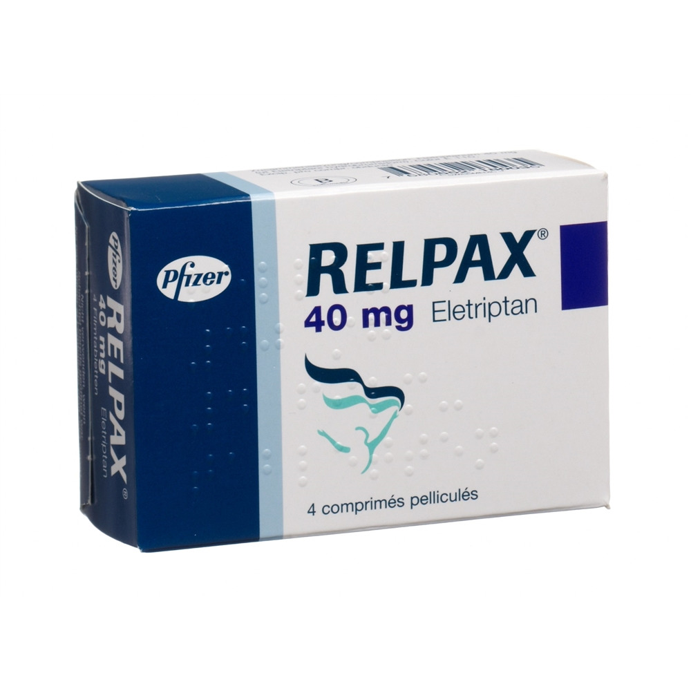 RELPAX cpr pell 40 mg blist 4 pce, image 2 sur 2