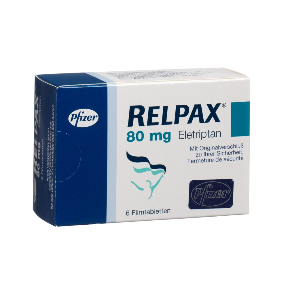 RELPAX Filmtabl 80 mg Blist 6 Stk, Hauptbild