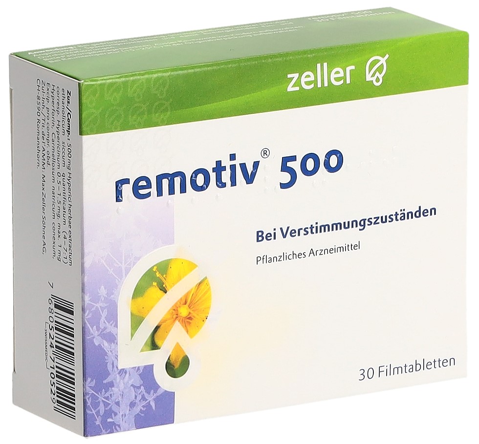 REMOTIV cpr pell 500 mg blist 30 pce, image principale