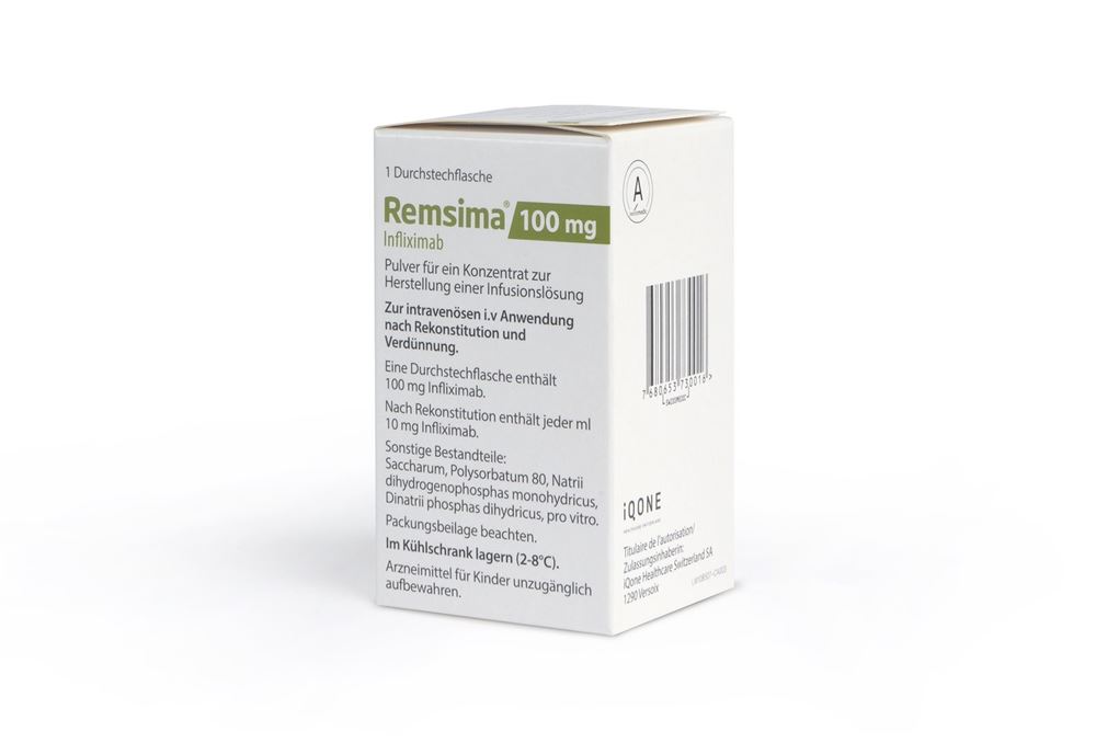 Remsima Inj REMSIMA subst sèche 100 mg flac 1 pce | Ordinare online