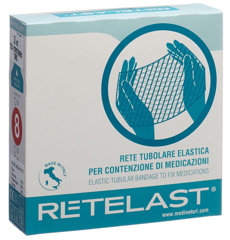 RETELAST pansement filet no 8