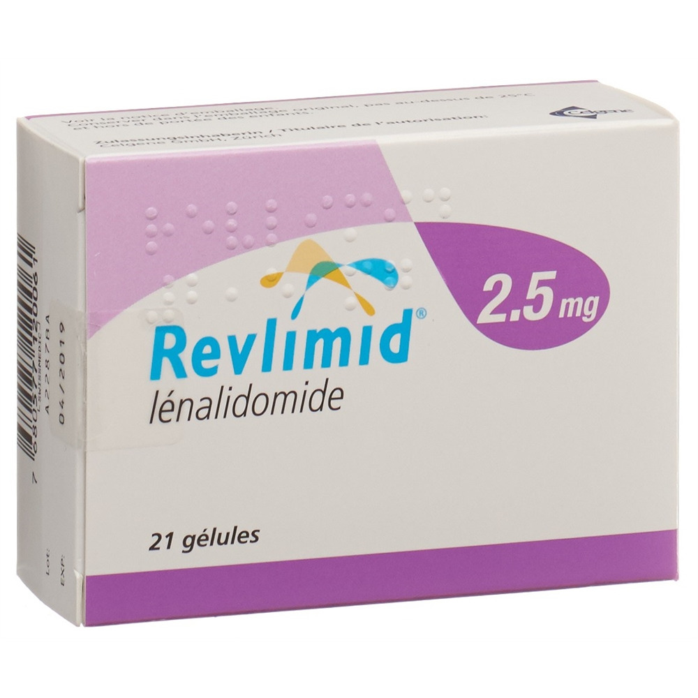 REVLIMID caps 2.5 mg blist 21 pce, image 2 sur 2