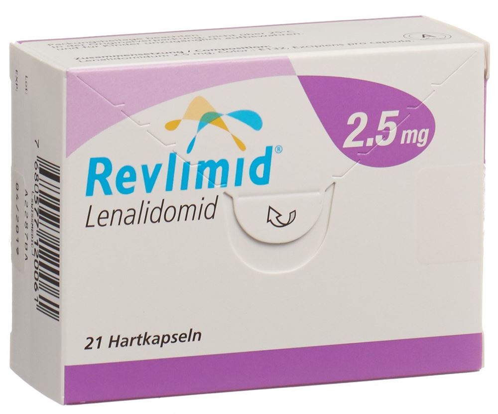 REVLIMID Kaps 2.5 mg Blist 21 Stk, Hauptbild