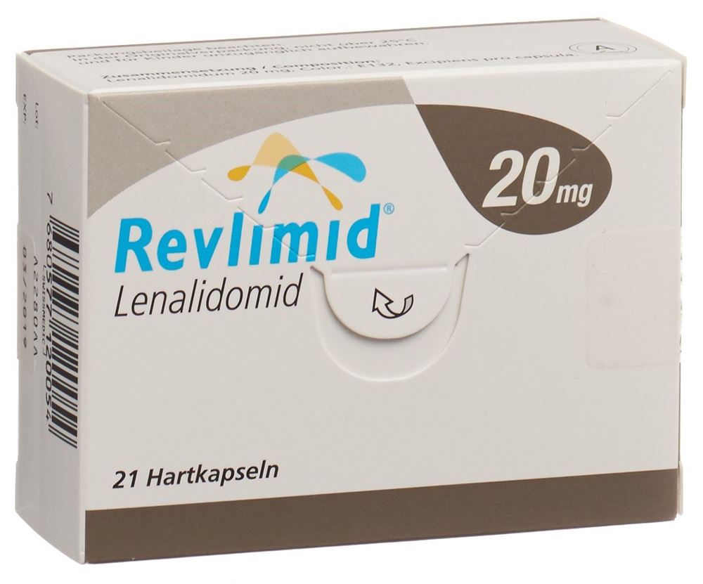 REVLIMID Kaps 20 mg Blist 21 Stk, Hauptbild