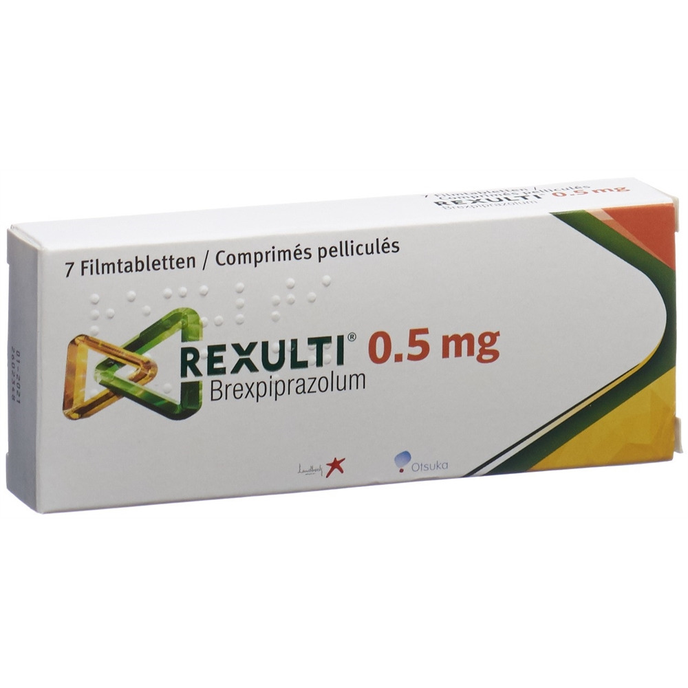 REXULTI cpr pell 0.5 mg blist 7 pce, image principale