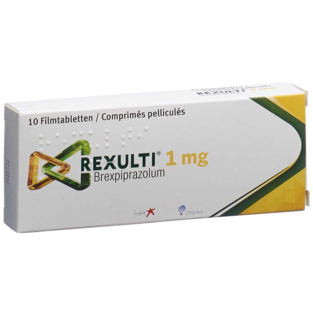 REXULTI cpr pell 1 mg blist 10 pce, image principale REXULTI cpr pell 1 mg blist 10 pce, image principale