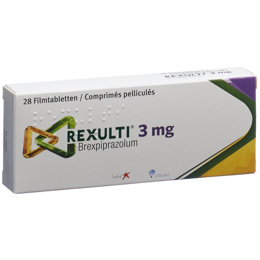 REXULTI cpr pell 3 mg blist 28 pce, image principale