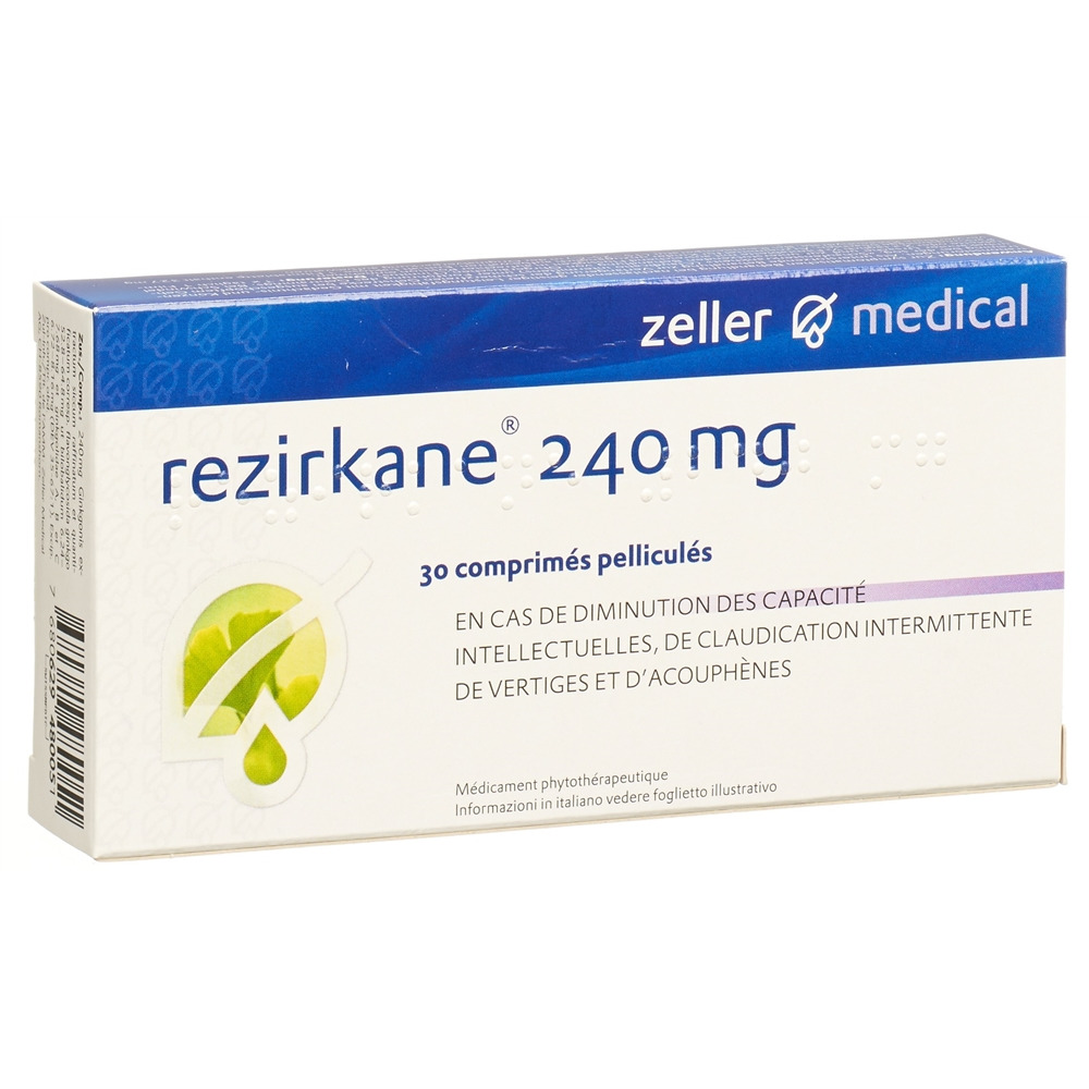 REZIRKANE cpr pell 240 mg blist 30 pce, image 2 sur 2