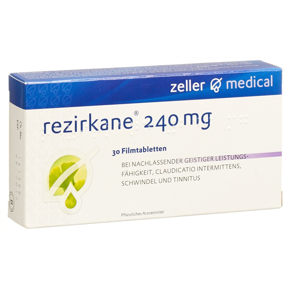 REZIRKANE cpr pell 240 mg blist 30 pce, image principale