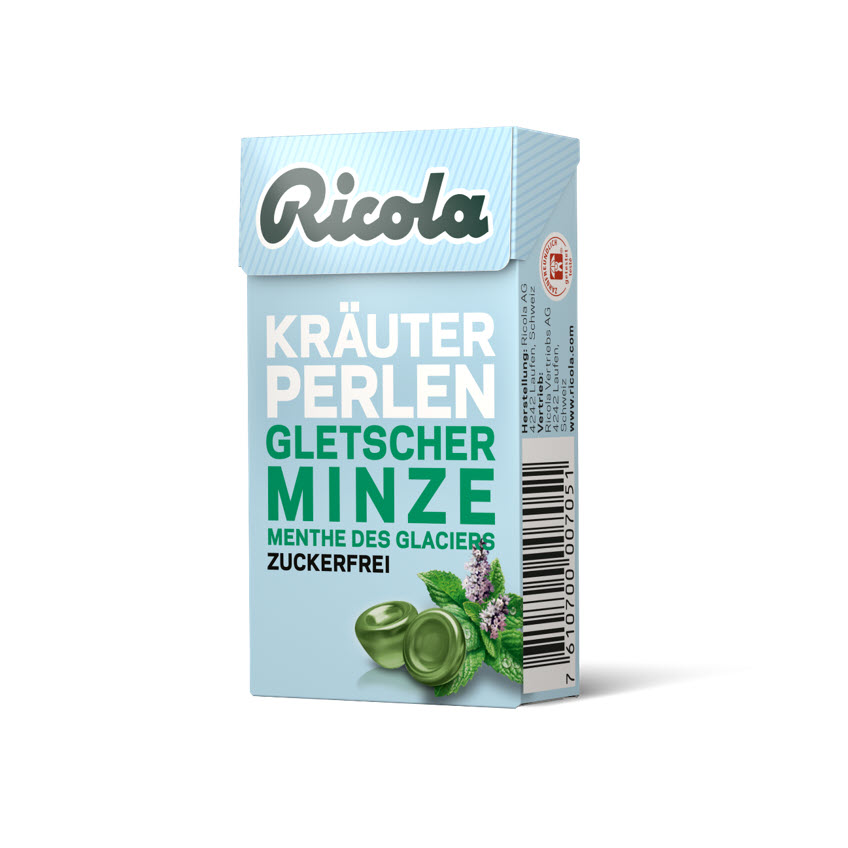 Ricola Kräuter Perlen Gletscherminze