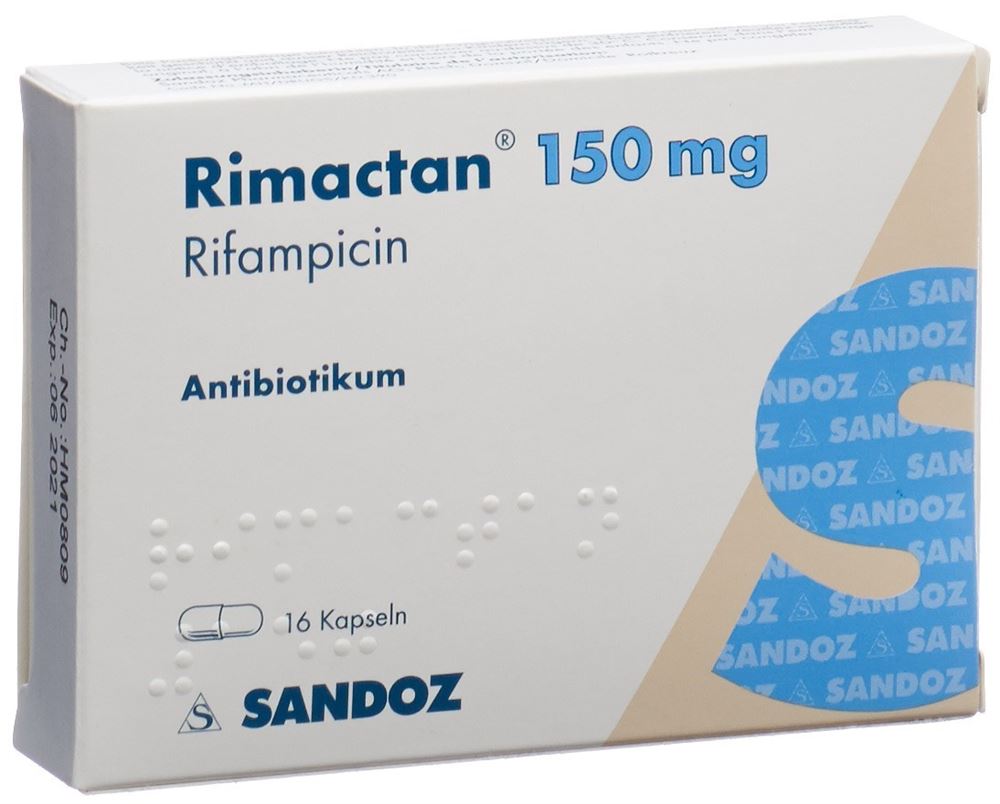 RIMACTAN Kaps 150 mg Blist 16 Stk, Hauptbild