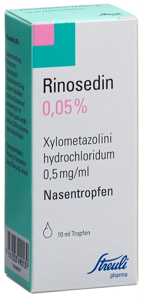RINOSEDIN gtt nas 0.05 % fl 10 ml
