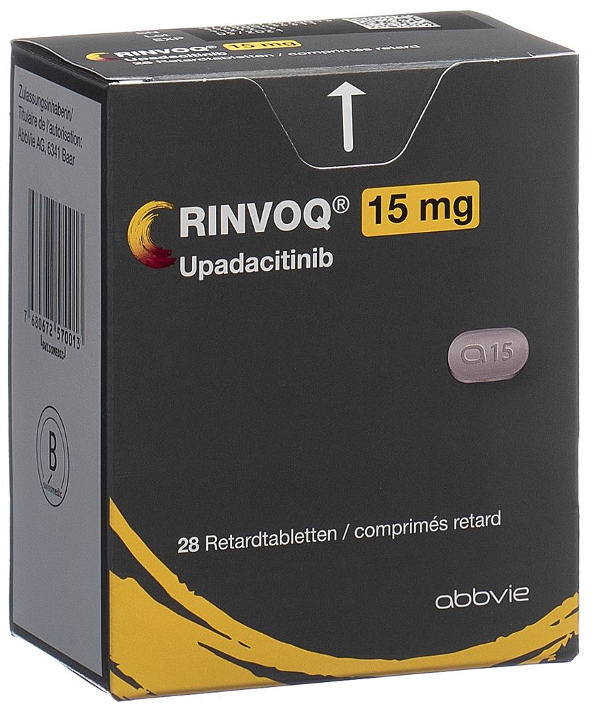 RINVOQ cpr ret 15 mg blist 28 pce, image principale