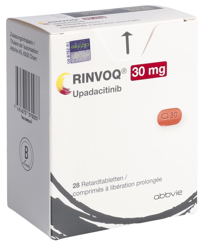 RINVOQ Ret Tabl 30 mg Blist 28 Stk, Hauptbild