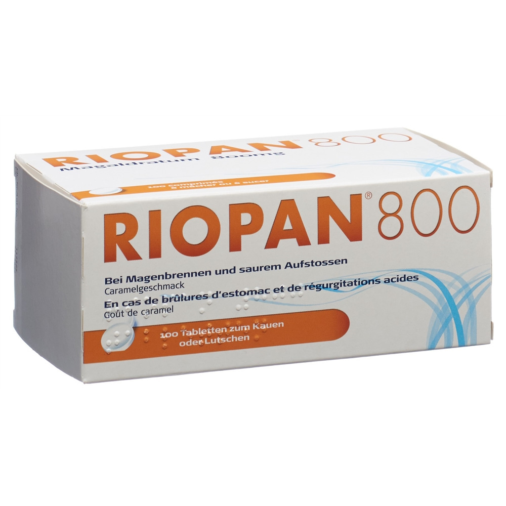 RIOPAN Tabl 800 mg Blist 100 Stk