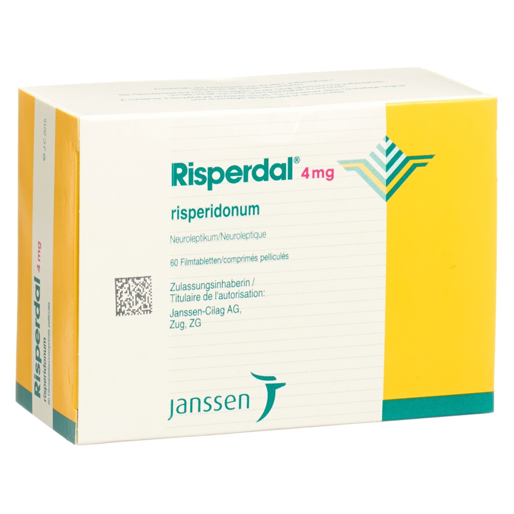 RISPERDAL cpr pell 4 mg blist 60 pce, image principale