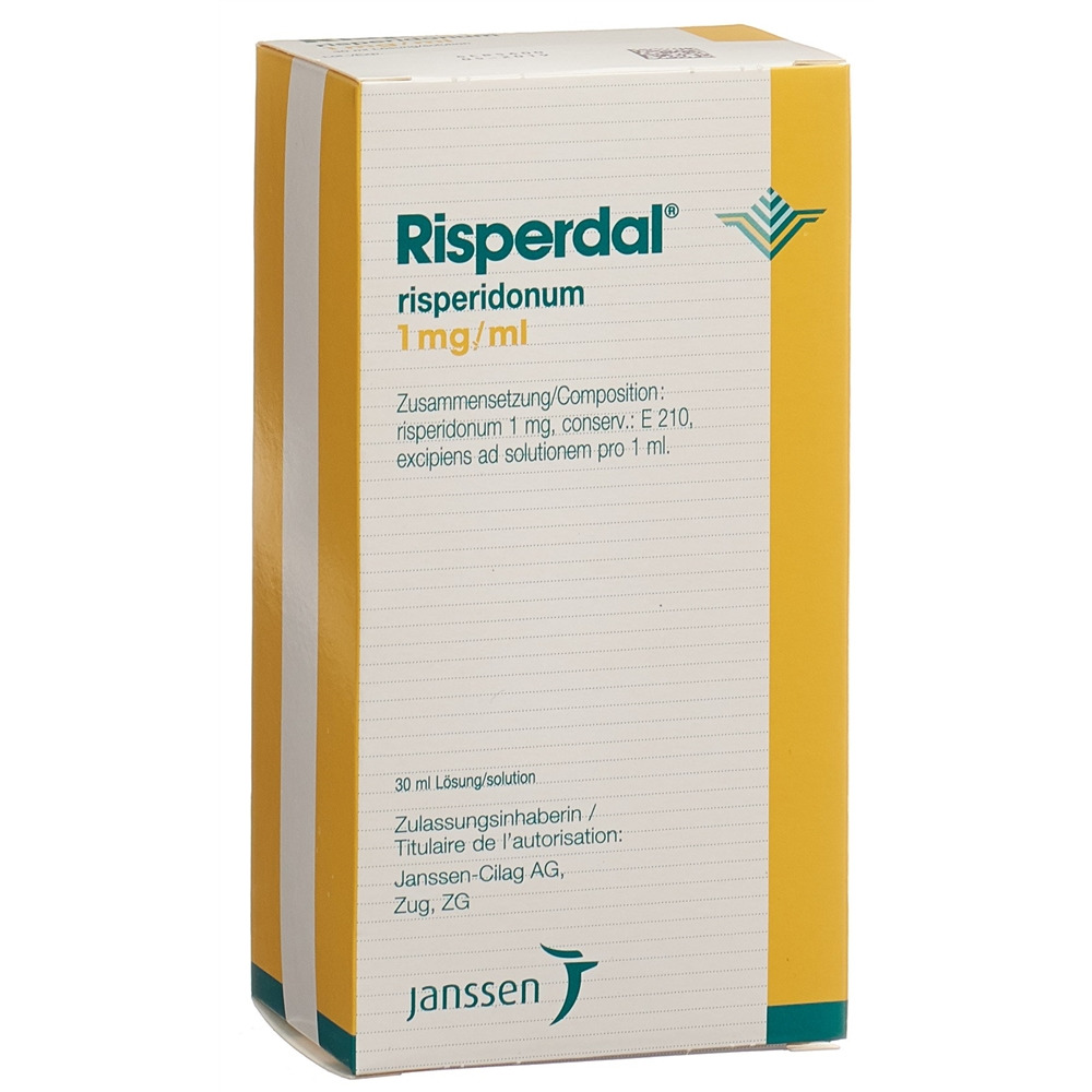 RISPERDAL Lös 1 mg/ml Fl 30 ml, Hauptbild