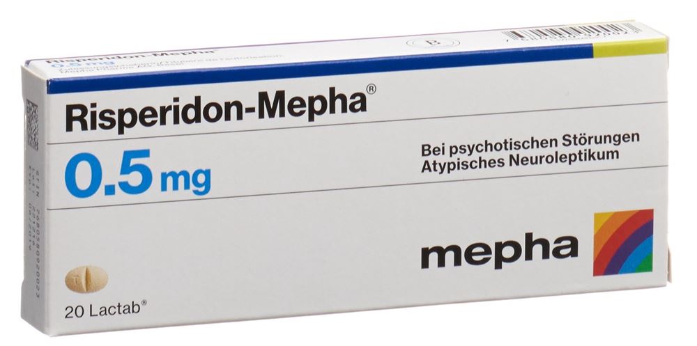 RISPERIDONE Mepha 0.5 mg, Hauptbild