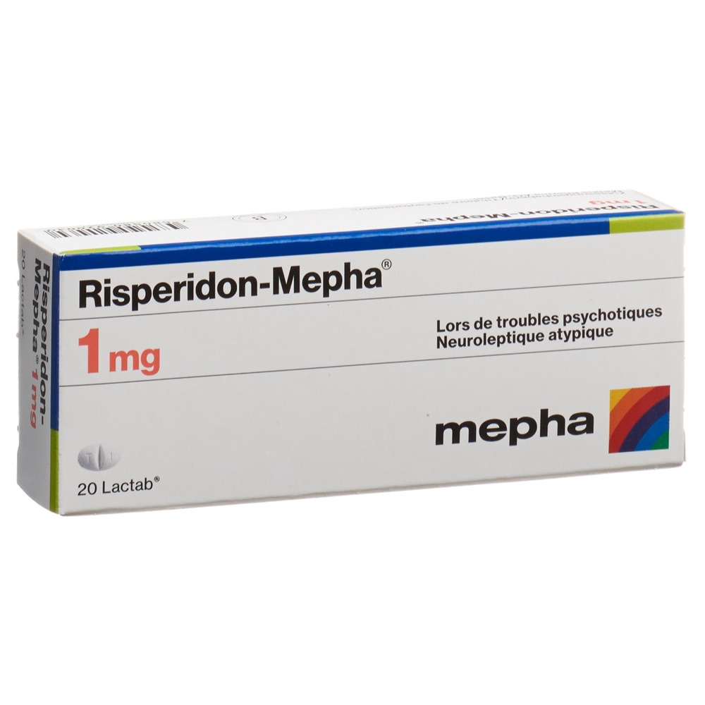 RISPERIDONE Mepha 1 mg, image 2 sur 2