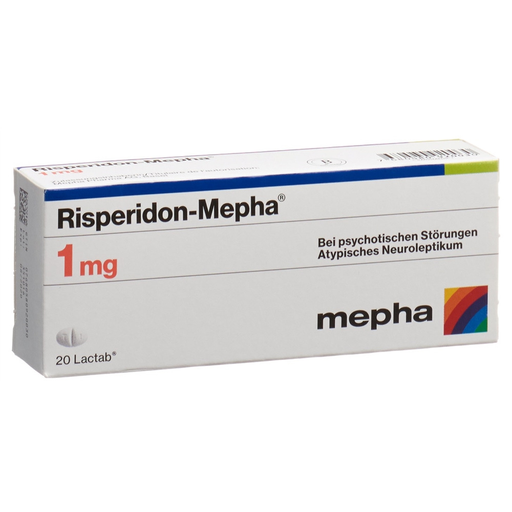 RISPERIDONE Mepha 1 mg, image principale