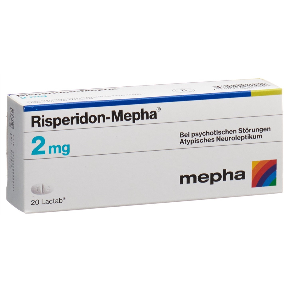 RISPERIDONE Mepha 2 mg, Hauptbild